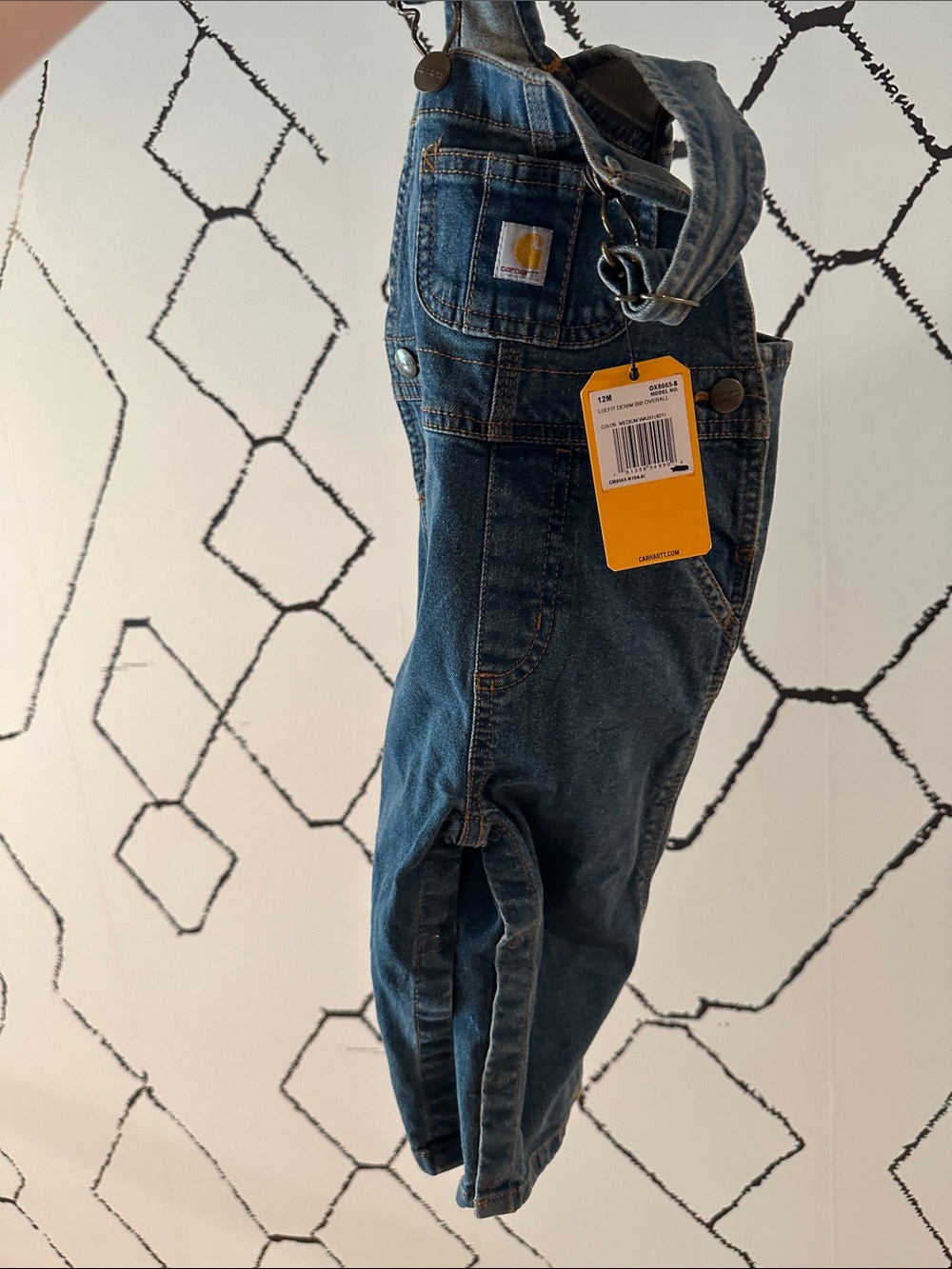 Carhartt Kids Denim Overalls - Blue